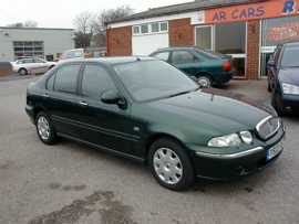 Click on this photo of the Rover 45 1.4 IL 16V 5 door to enlarge... for sale at AR Cars Colestock Garage - if this photo is missing try refreshing the page if the photo still doesn't appear this vehicle might be already sold in which case please contact the dealer